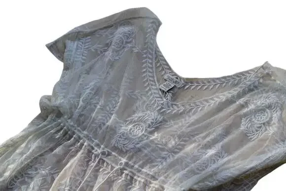 Swimsuit Cover Up White Tassel Rachel Zoe Beach Cover - Picture 2 of 6